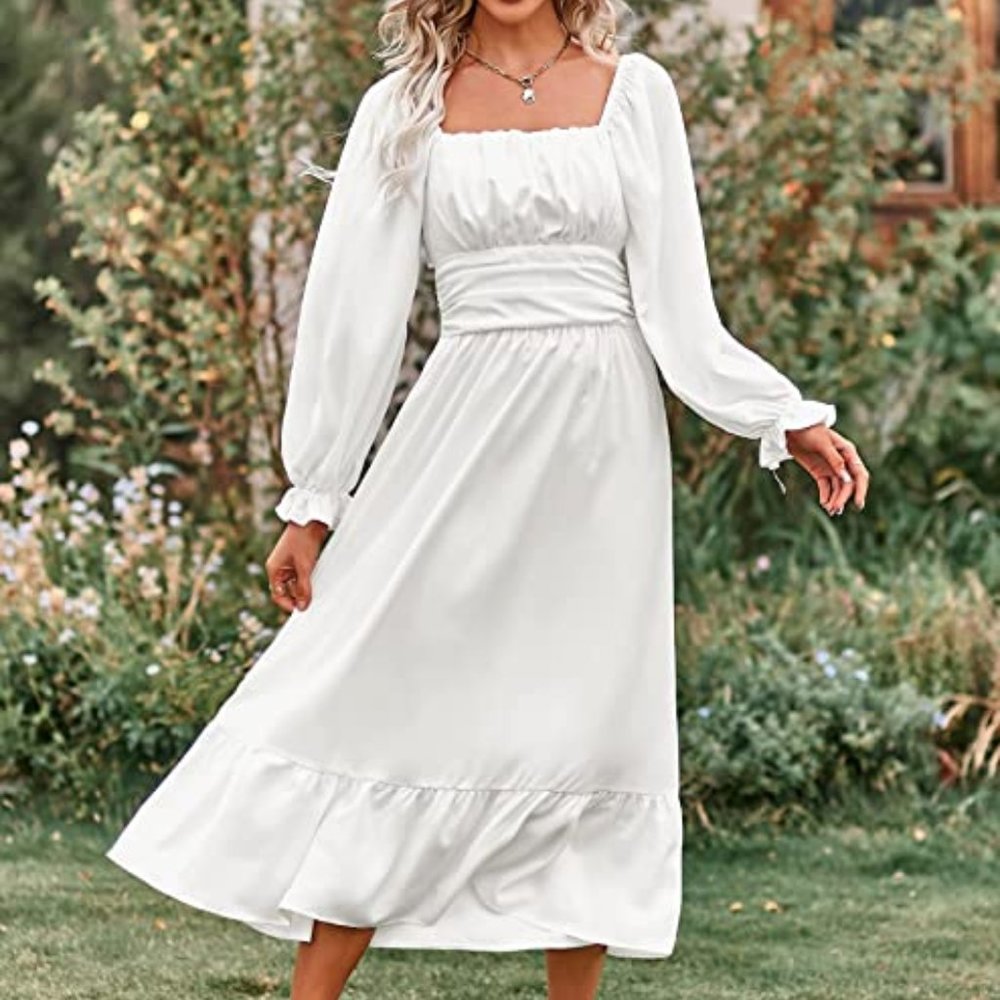 NWT Long White Dress